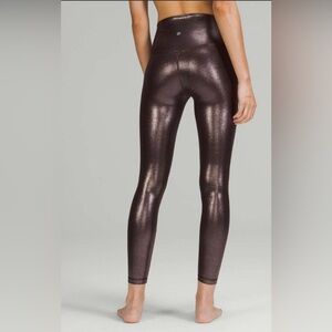 NWOT Lululemon Align High-Rise Pant 25" *Shine Radiate Foil